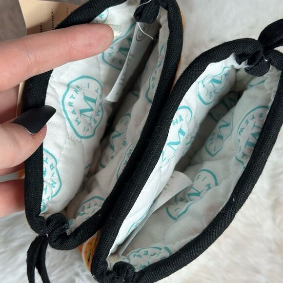 NWT Martha Stewart Halloween Fall Pumpkin Oven Mitts - Set of Two - Picture 5 of 8